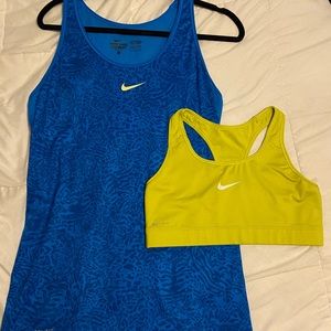 Large blue and yellow Nike bundle